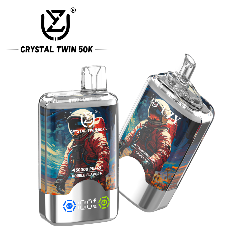 UZY CRYSTAL TWIN 50K Puffs Prefilled Vape | Rechargeable