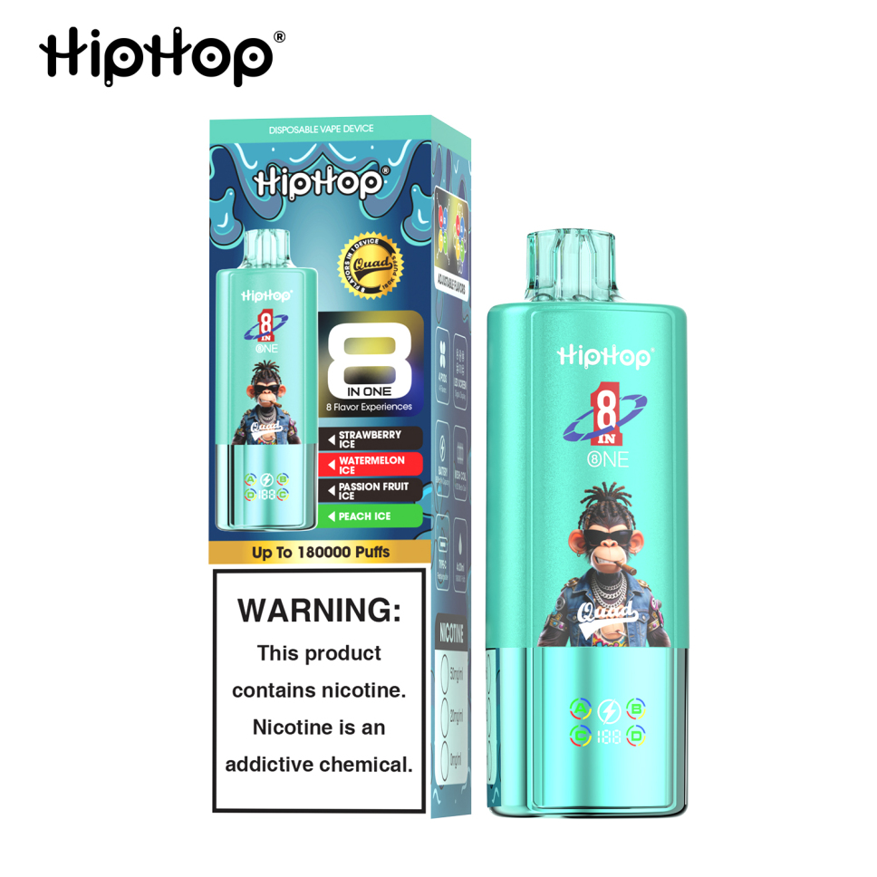 HIPHOP 180k Puffs Prefilled Vape | Rechargeable
